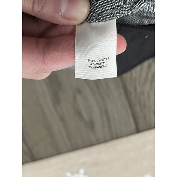 NWT White House Black Market Herringbone Black and White Legacy Modern Bootcut D - Picture 6 of 6